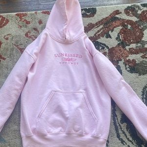 Pink sunkissed coconut hoodie size small